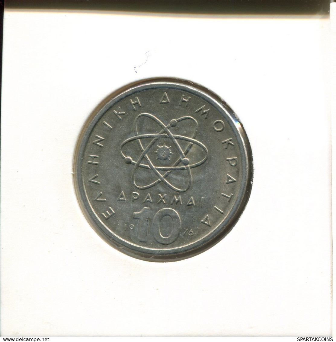 10 DRACHME 1976 GREECE Coin #AR554.U.A - Greece