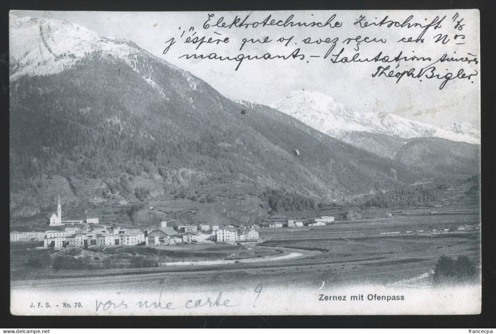 14966 - SUISSE - ZERNEZ Mit OFENPASS - Zernez