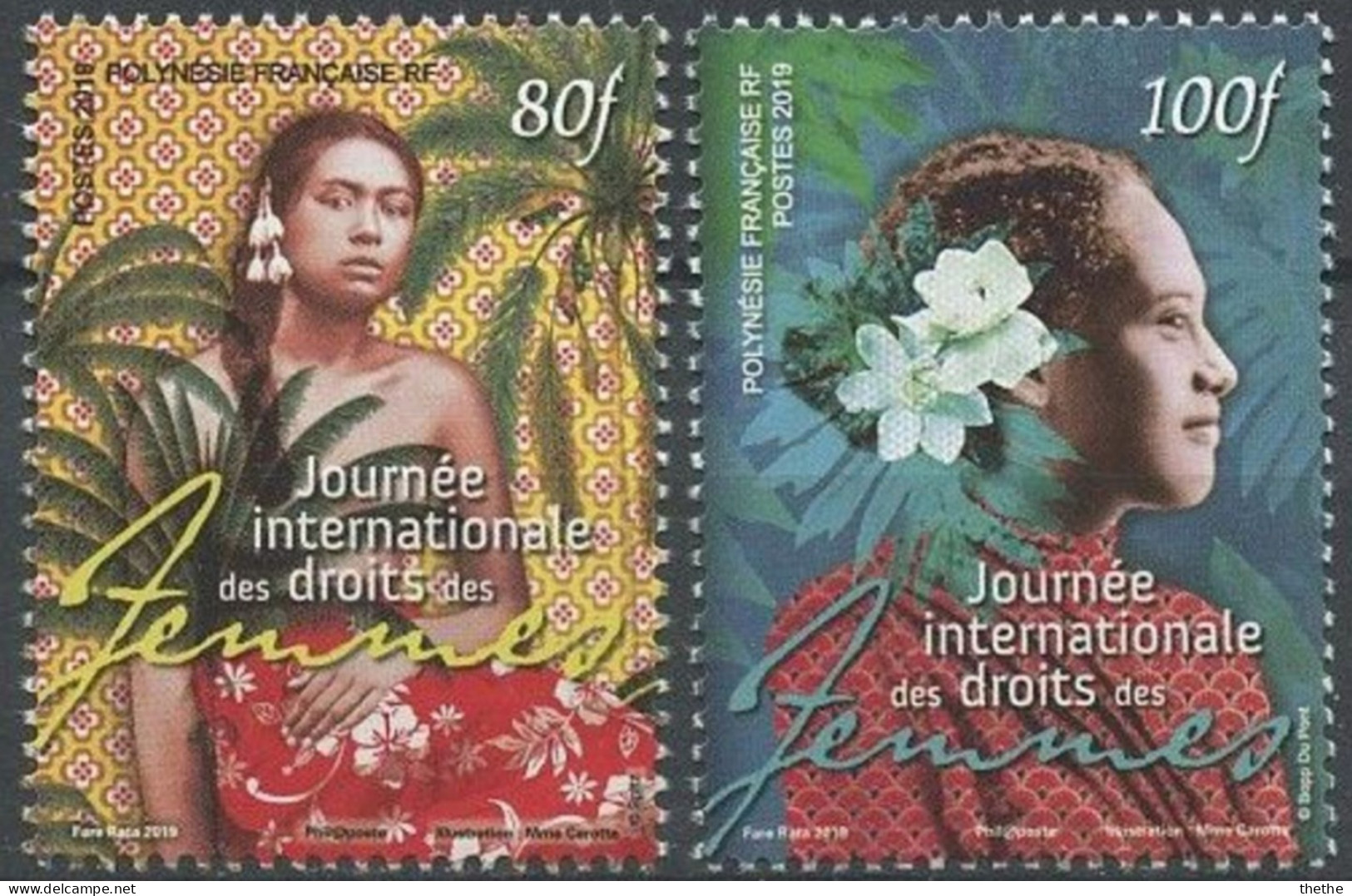 POLYNESIE - Journée Internationale De La Femme 2019 - Unused Stamps