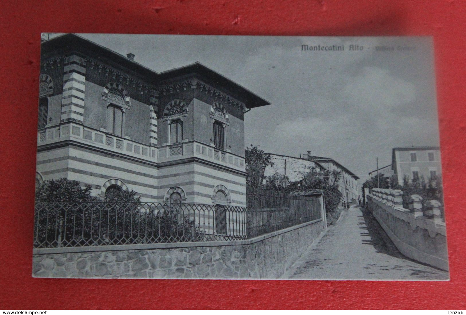 Pistoia Montecatini Alto Villino Crocco 1909 Ed. Brunner - Pistoia