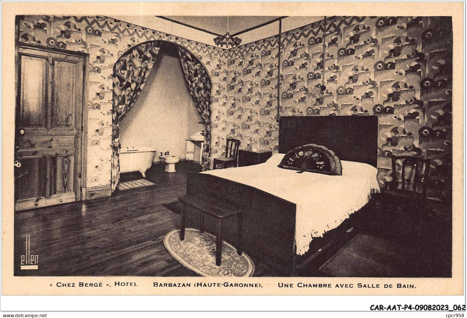 CAR-AATP4-31-0329 - BARBAZAN - "chez Bercé" - Hôtel - Une Chambre Avec Salle De Bain - Barbazan