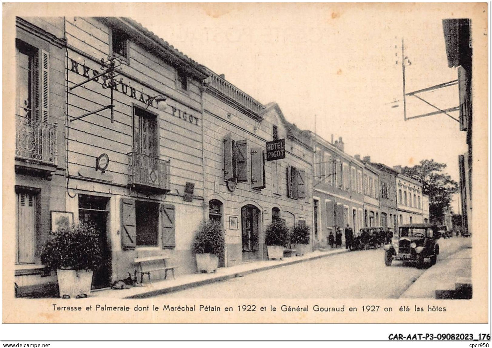 CAR-AATP3-31-0282 - MURET - Terrasse Et Palmeraie Dont Le Maréchal Pétain Et Gouraud Ont été Hôtes - Muret