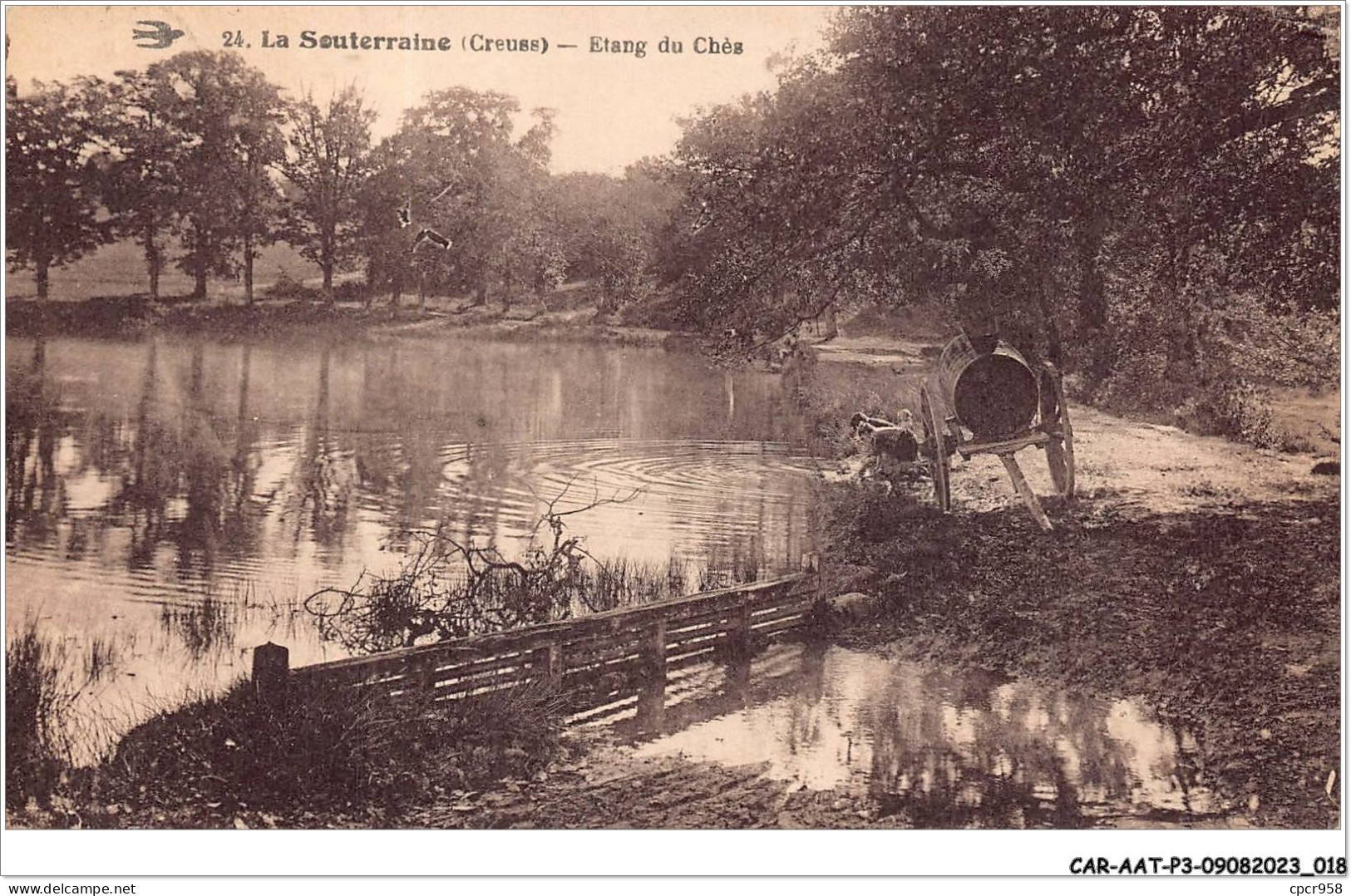 CAR-AATP3-23-0203 - LA SOUTERRAINE - étang Du Chès - La Souterraine