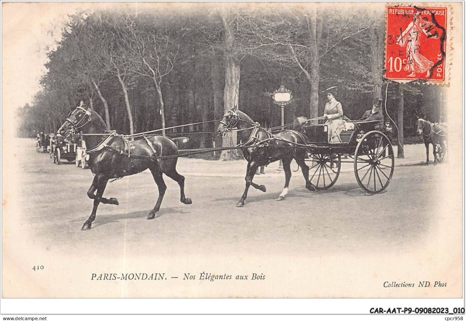 CAR-AATP9-75-0755 - PARIS-MONDAIN - Nos élégants Aux Bois - Nahverkehr, Oberirdisch