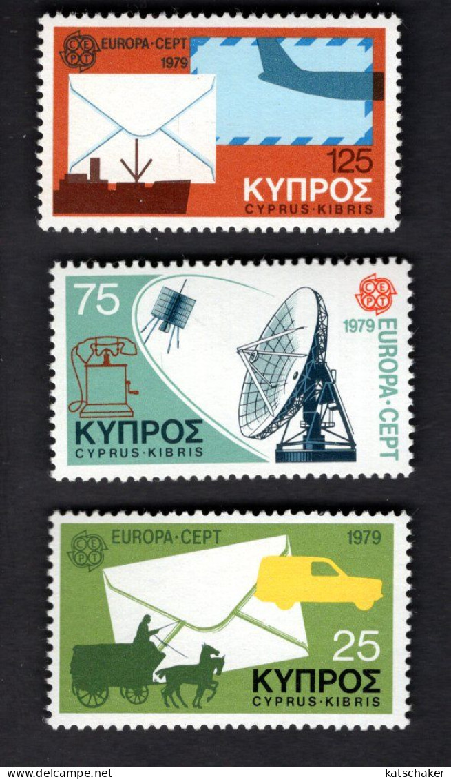 2024725232 1979 SCOTT 513 515  (XX) POSTFRIS MINT NEVER HINGED - EUROPA ISSUE - COMMUNICATION - Ungebraucht