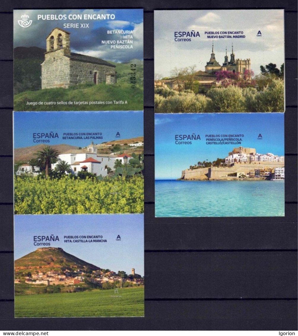 ESPAÑA 2024 ** MNH PUEBLOS CON ENCANTO. PEÑISCOLA, BETANCURIA, HILA Y NUEVO BAZTAN - Nuovi