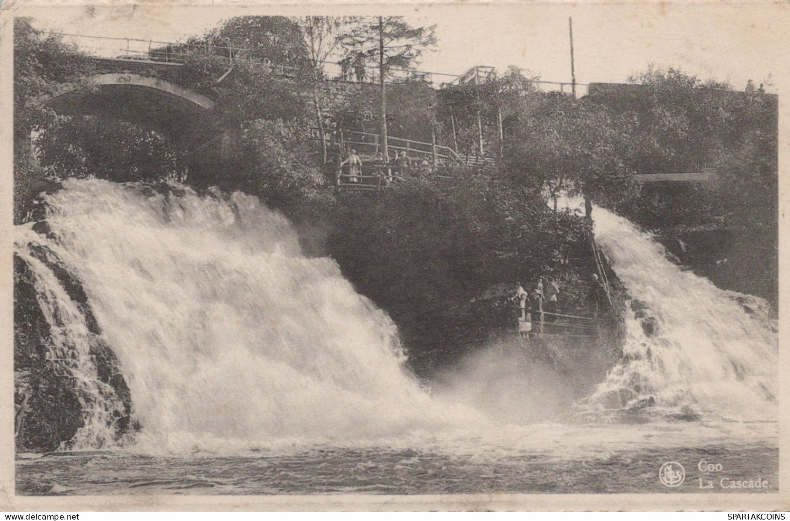 BÉLGICA CASCADA DE COO Provincia De Lieja Postal CPA #PAD178.ES - Stavelot