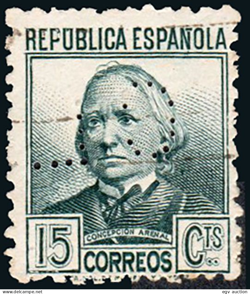 Madrid - Perforado - Edi O 683 - "CL" (Banco) - Oblitérés