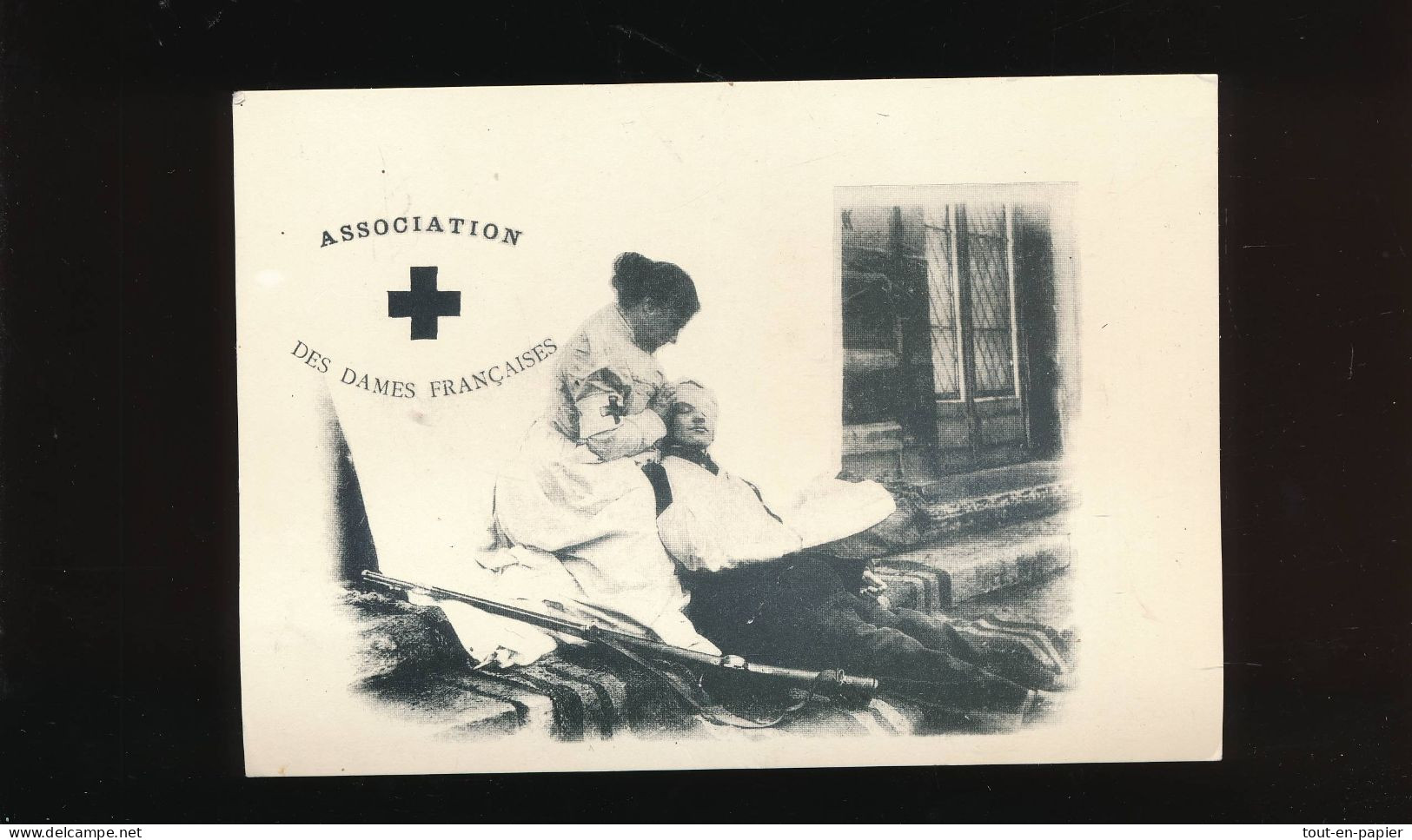 Carte Postale édition Croix Rouge Conseil Départemental Seine Saint Denis Association Des Dames Françaises - Red Cross