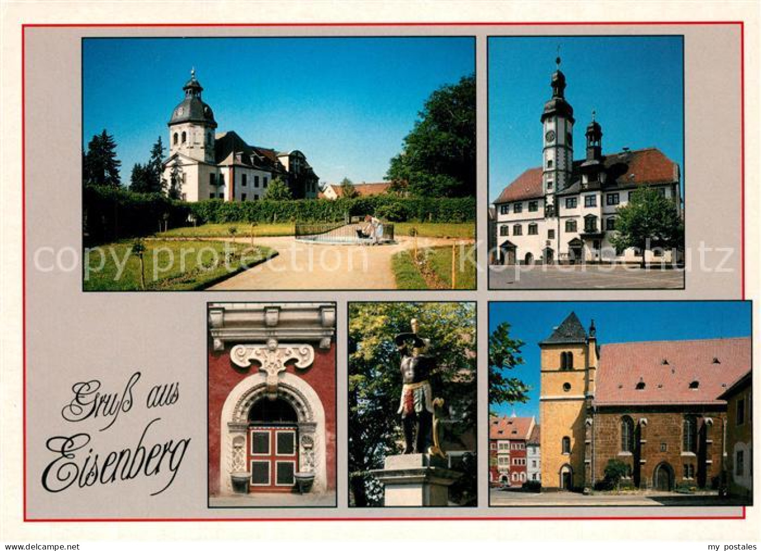 73266531 Eisenberg Thueringen Schlosskapelle Schloss Rathaus Portal Der Superint - Eisenberg