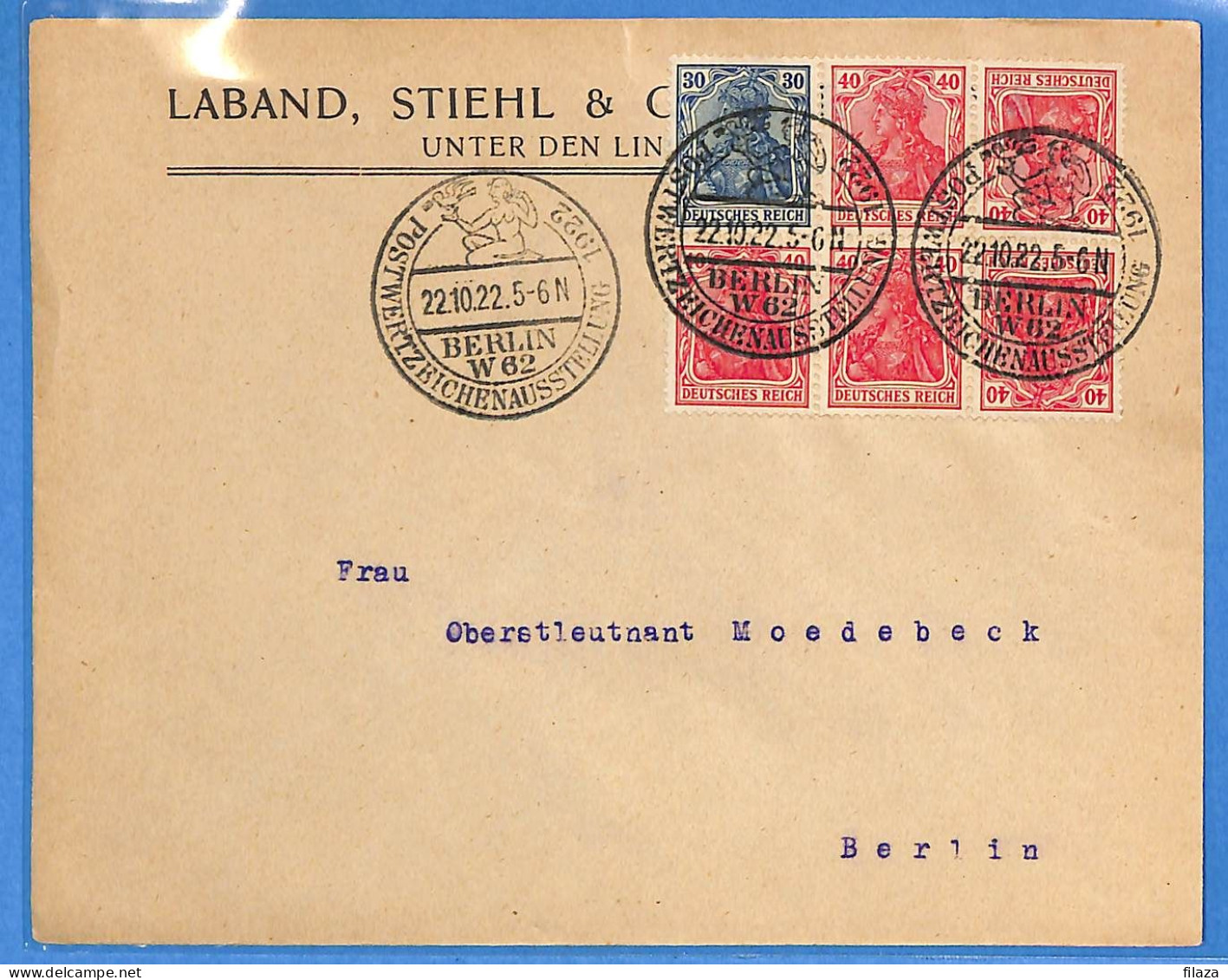 Allemagne Reich 1922 - Lettre De Berlin - G32889 - Lettres & Documents