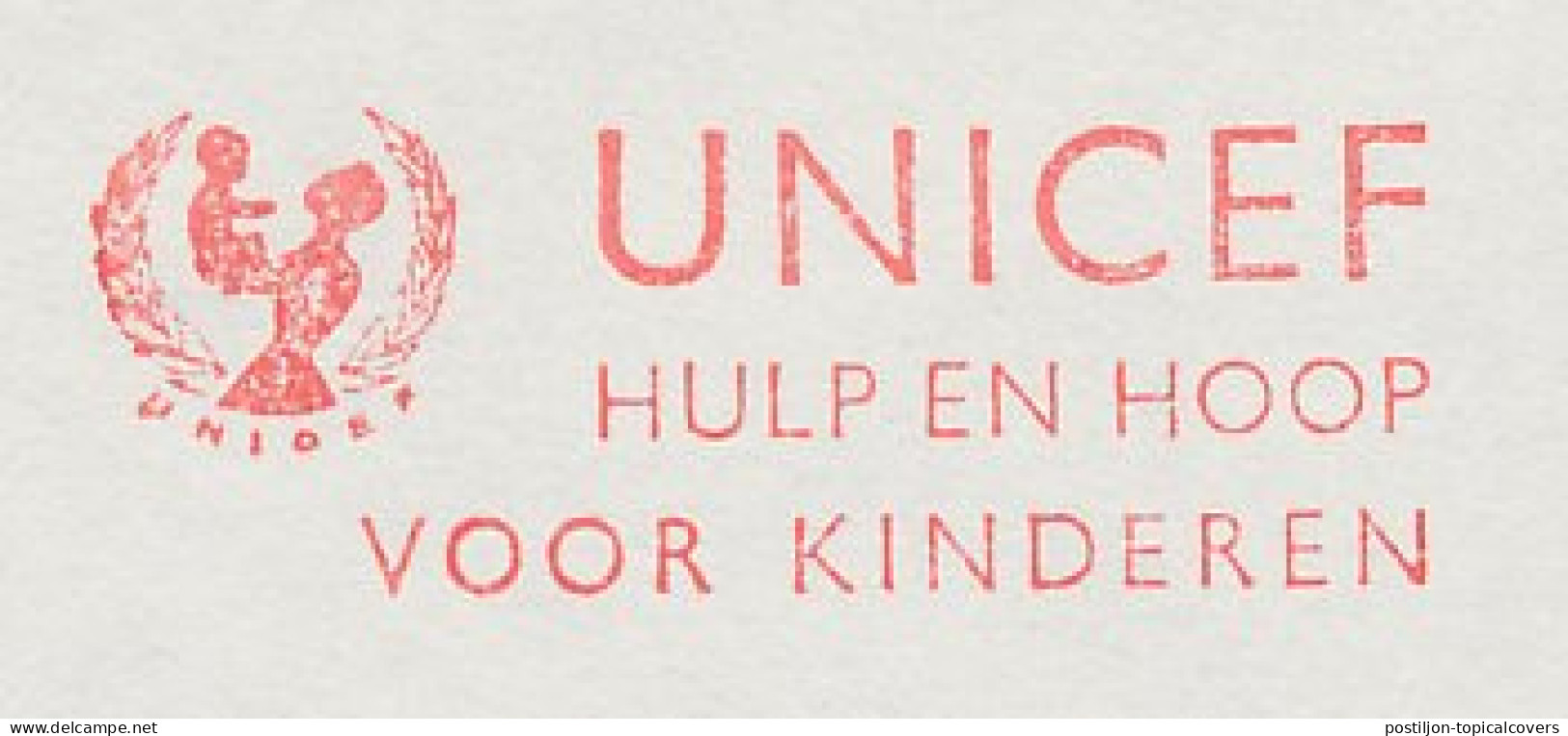 Meter Cover Netherlands 1970 UNICEF - Help And Hope For Children - UNO