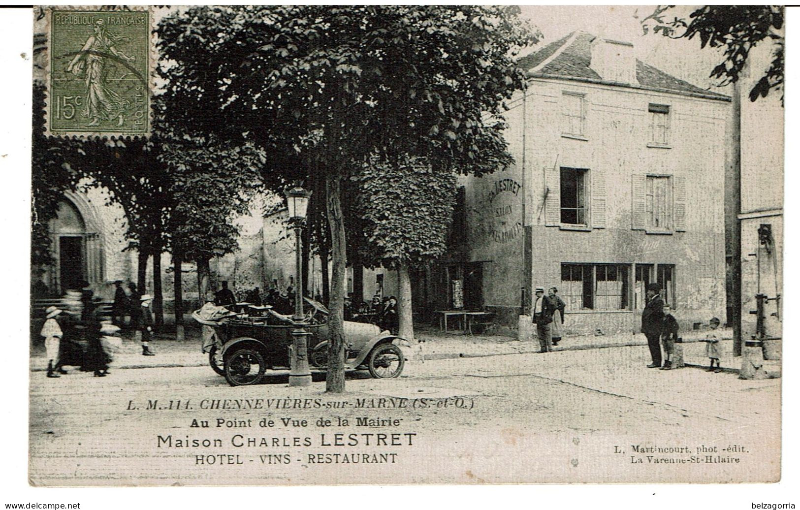 CHANNEVIERES Sur MARNE  -  Maison CHARLES LESTRET  -  HOTEL - VINS - RESTAURANT - Chennevieres Sur Marne