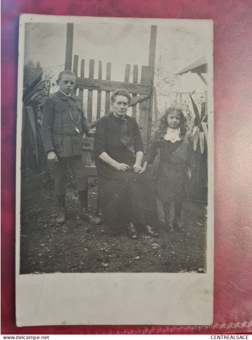 PHOTO  OBERNAI FAMILLE KNECHT SELESTAT RUE DE L'EGLIS - Sin Clasificación