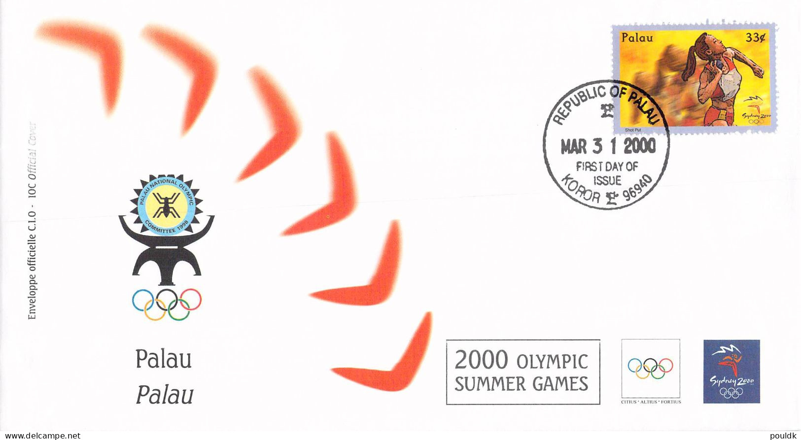 Olympic Games In Sydney 2000 - Ten FDC. Postal Weight Approx 0,09 Kg. Please Read Sales Conditions Under Image Of Lot (0 - Sommer 2000: Sydney