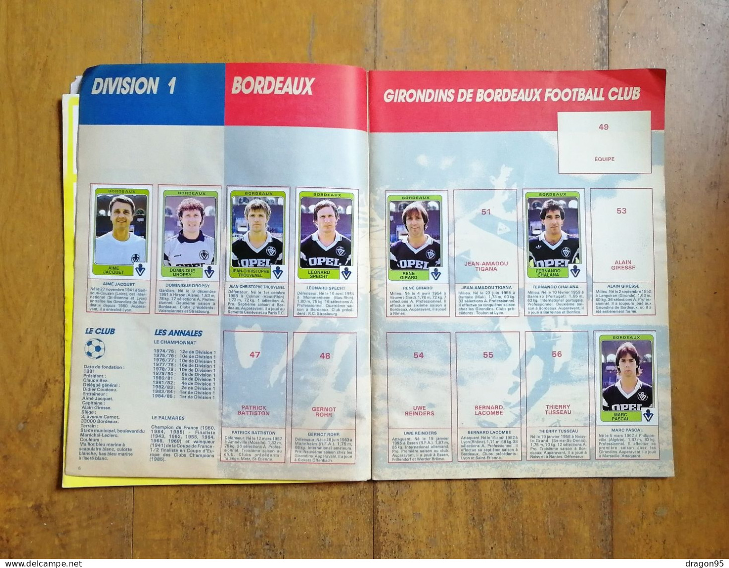 Album Football 86 Panini Avec Poster Et Bon De Commande - Edition Française