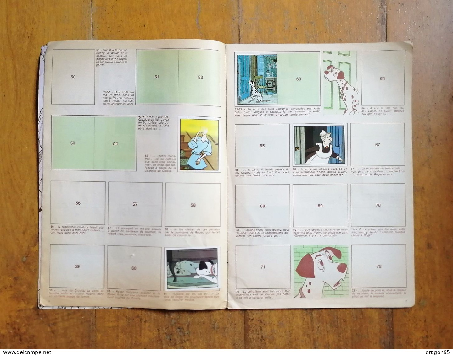 Album Les 101 Dalmatiens Panini Vintage - French Edition