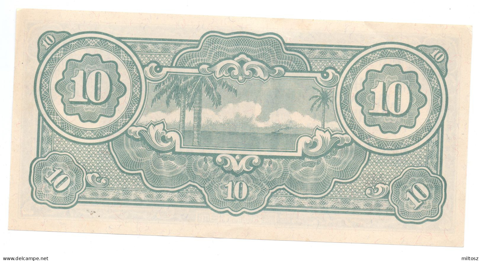 Malaysia 10 Dollars 1942 Japanese Occupation WWII - Malesia