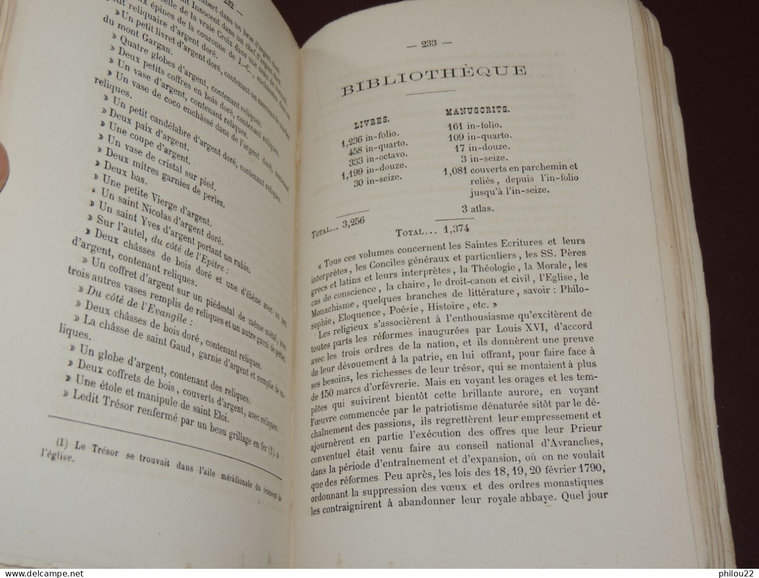 DESCHAMPS DU MANOIR - Histoire du Mont-Saint-Michel...  E.O.  1869