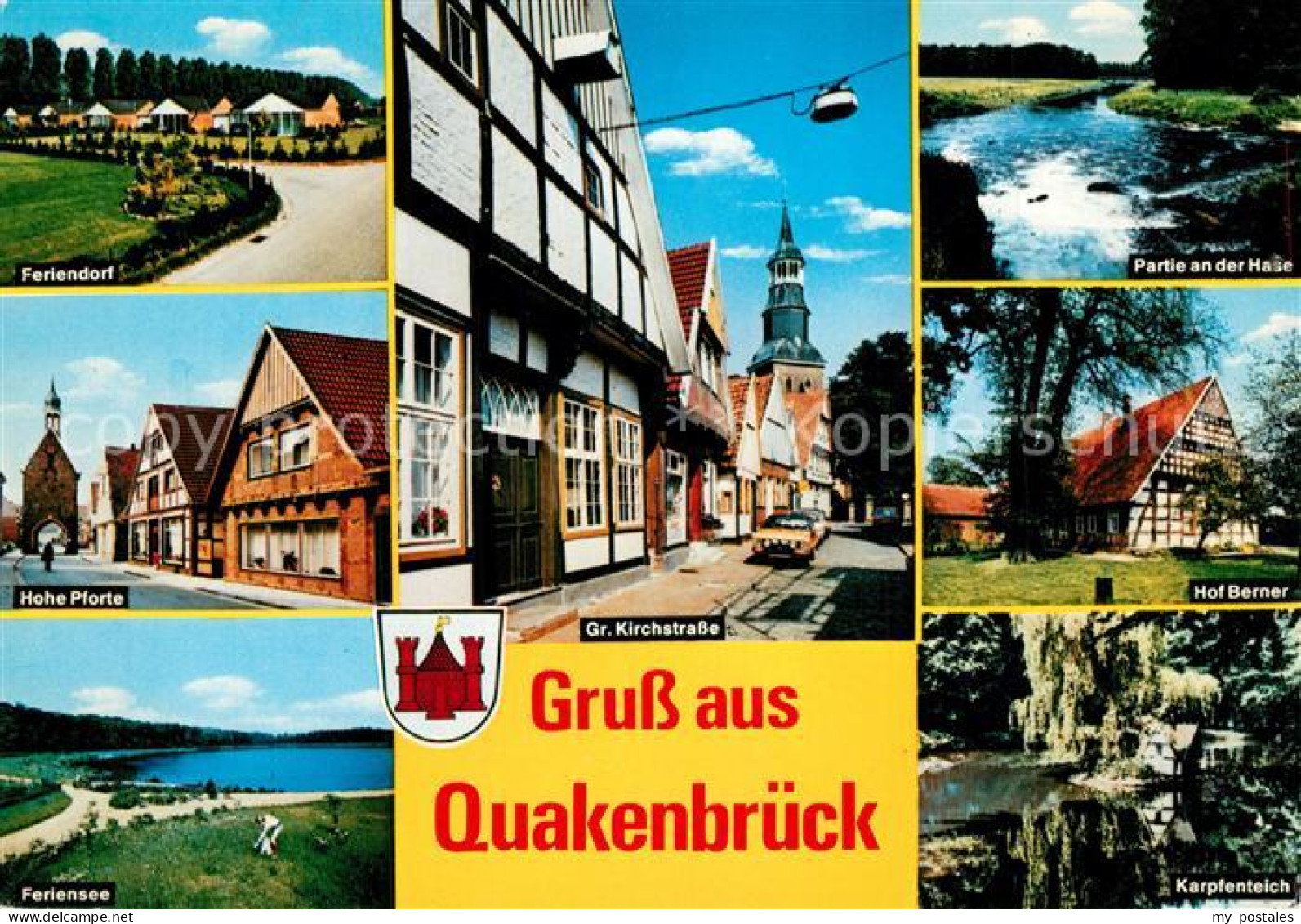 73262677 Quakenbrueck Feriendorf Hohe-Pforte Kirchstrasse Hof-Berner Karpfenteic - Quakenbrueck