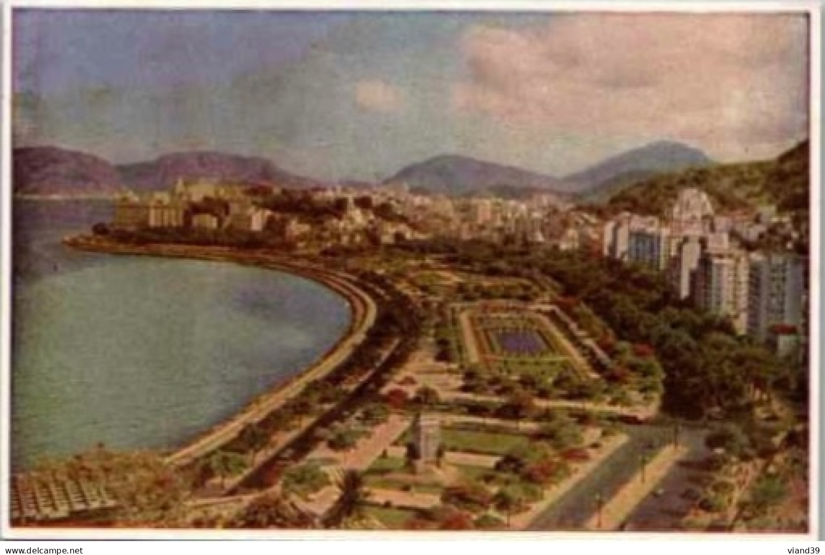 RIO Do JANEIRO. -  Av. Beira-Mar E Praça Paris Com A Estatua Do Marechal Deadora - Rio De Janeiro