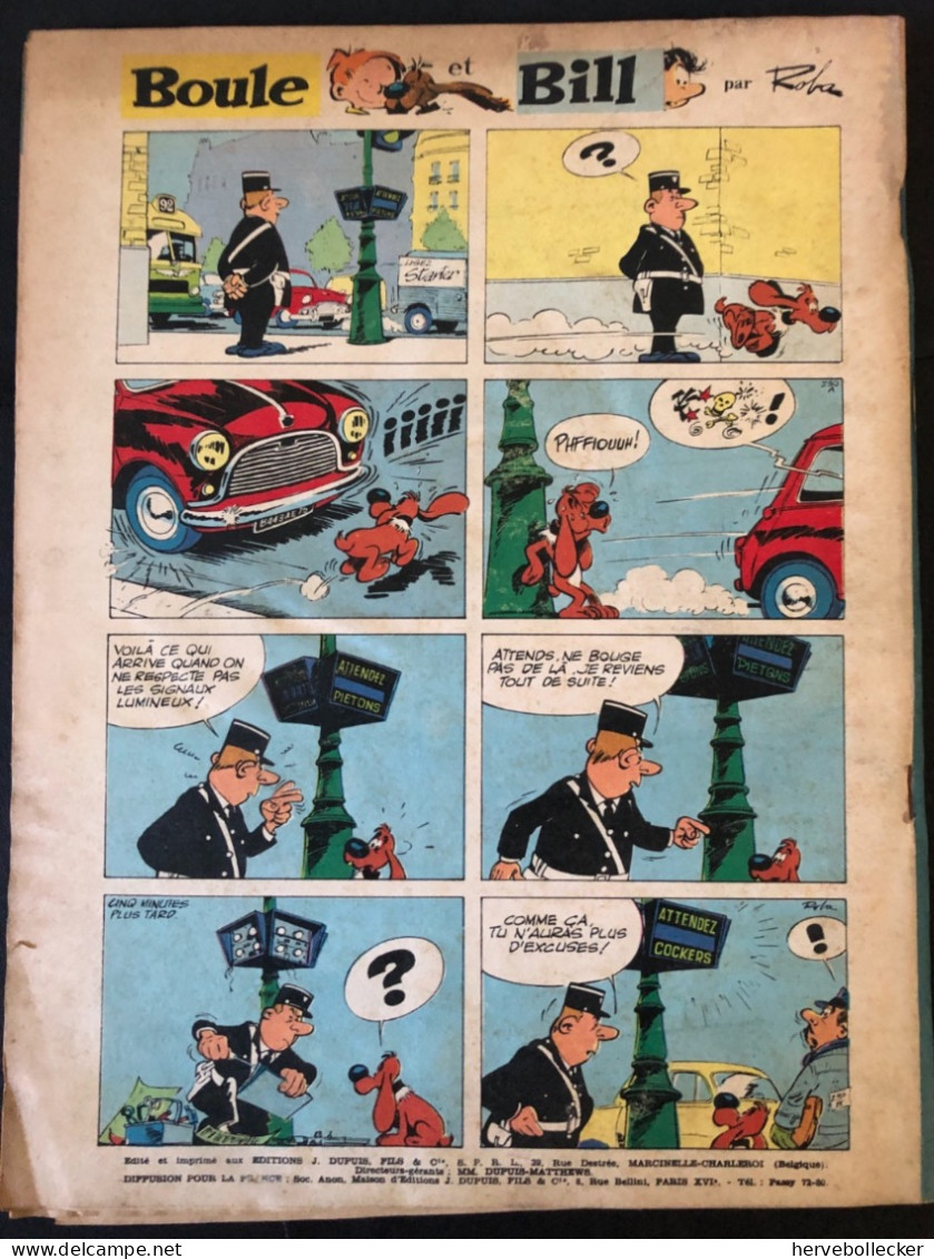 Spirou Hebdomadaire N° 1398 -1965 - Spirou Magazine