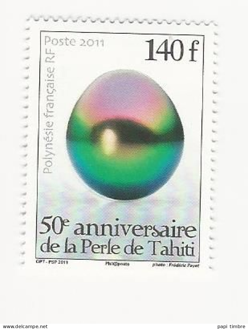 Polynésie-2011-Cinquantenaire De La Perle De Tahiti - N° 948 ** - Unused Stamps