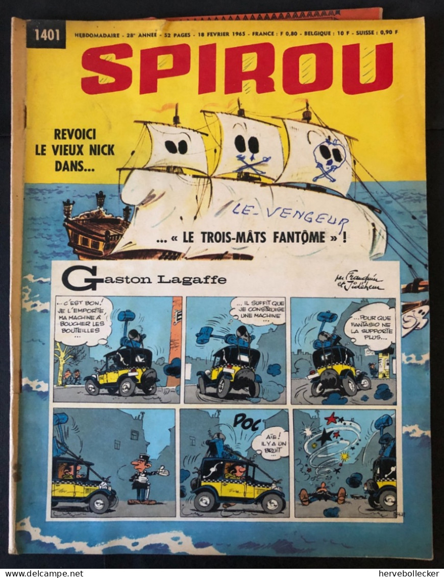 Spirou Hebdomadaire N° 1401 -1965 - Spirou Magazine