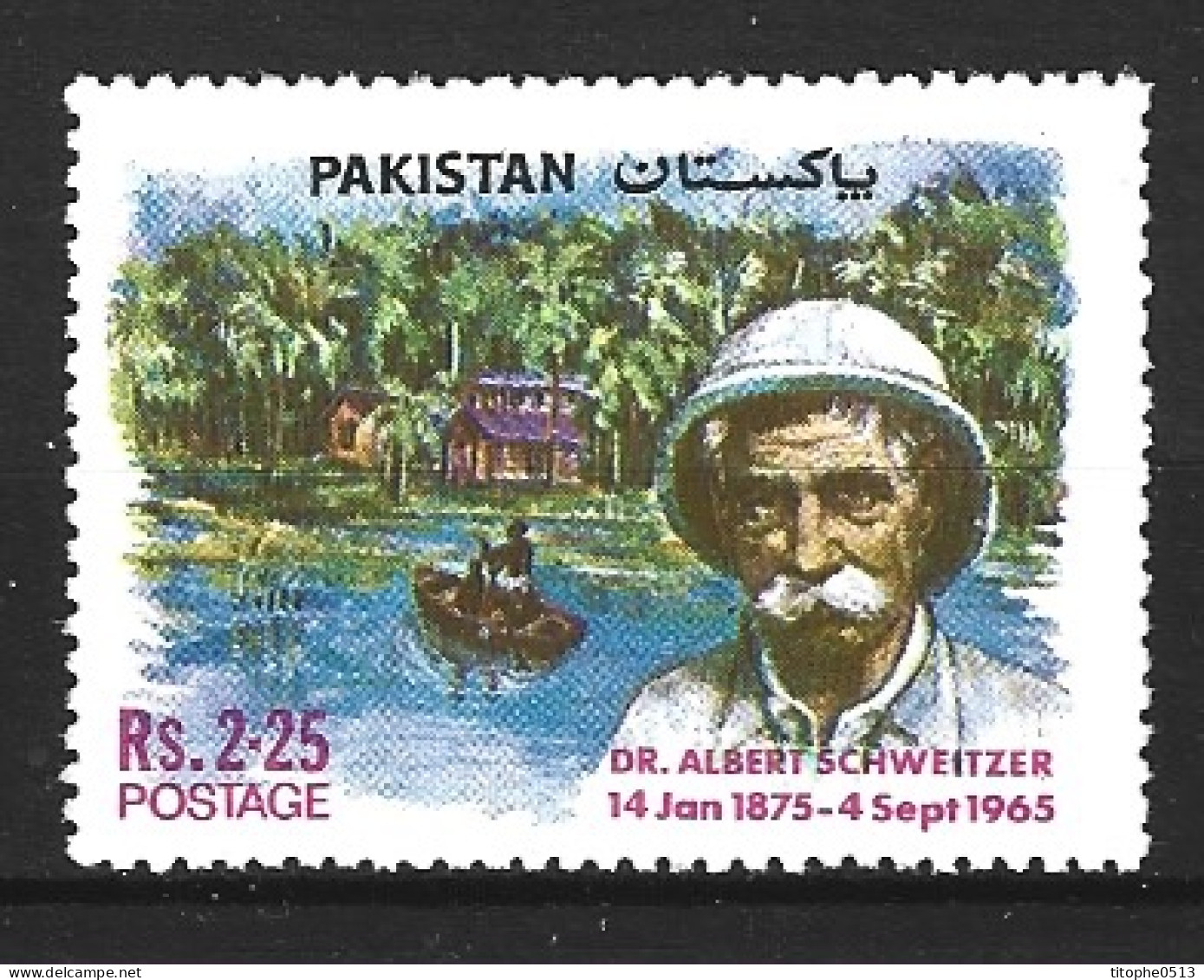 PAKISTAN. N°373 De 1975. Docteur Schweitzer. - Albert Schweitzer