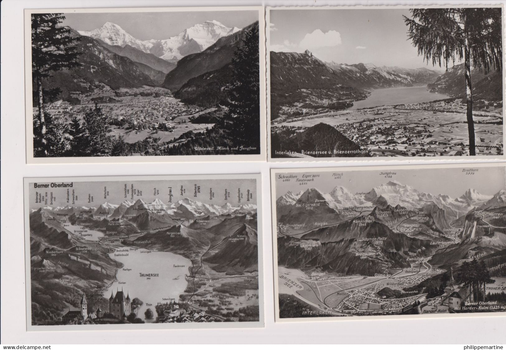 Suisse - Lot De 20 CPSM Neuves (Montreux, Interlaken, Boncourt, Gletsch, Wilderswil....) - Collections & Lots