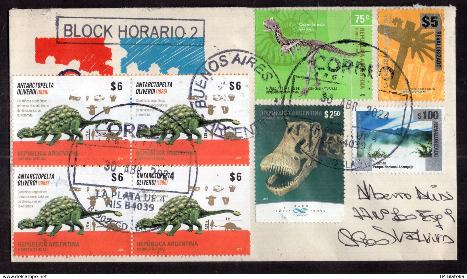 Argentina - 2024 - Dinosaurs - Modern Stamps - Diverse Stamps - Covers & Documents