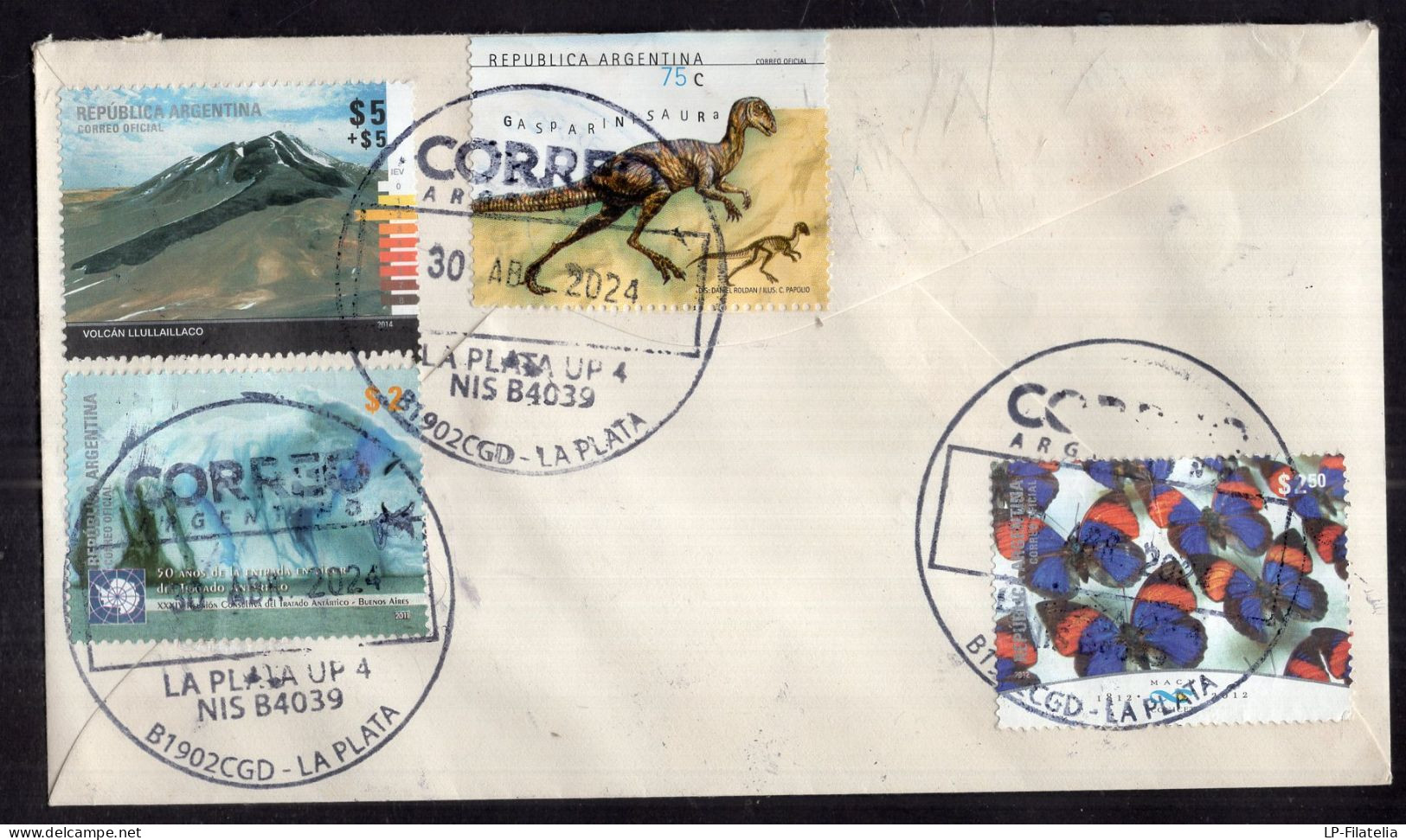 Argentina - 2024 - Dinosaurs - Modern Stamps - Diverse Stamps - Cartas & Documentos