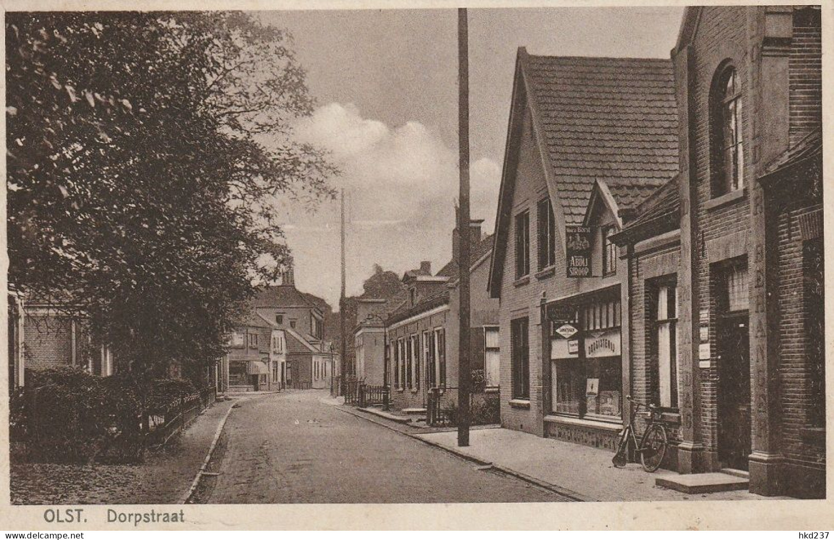 Olst Dorpstraat Drogisterij Behanger # 1931   4411 - Other & Unclassified