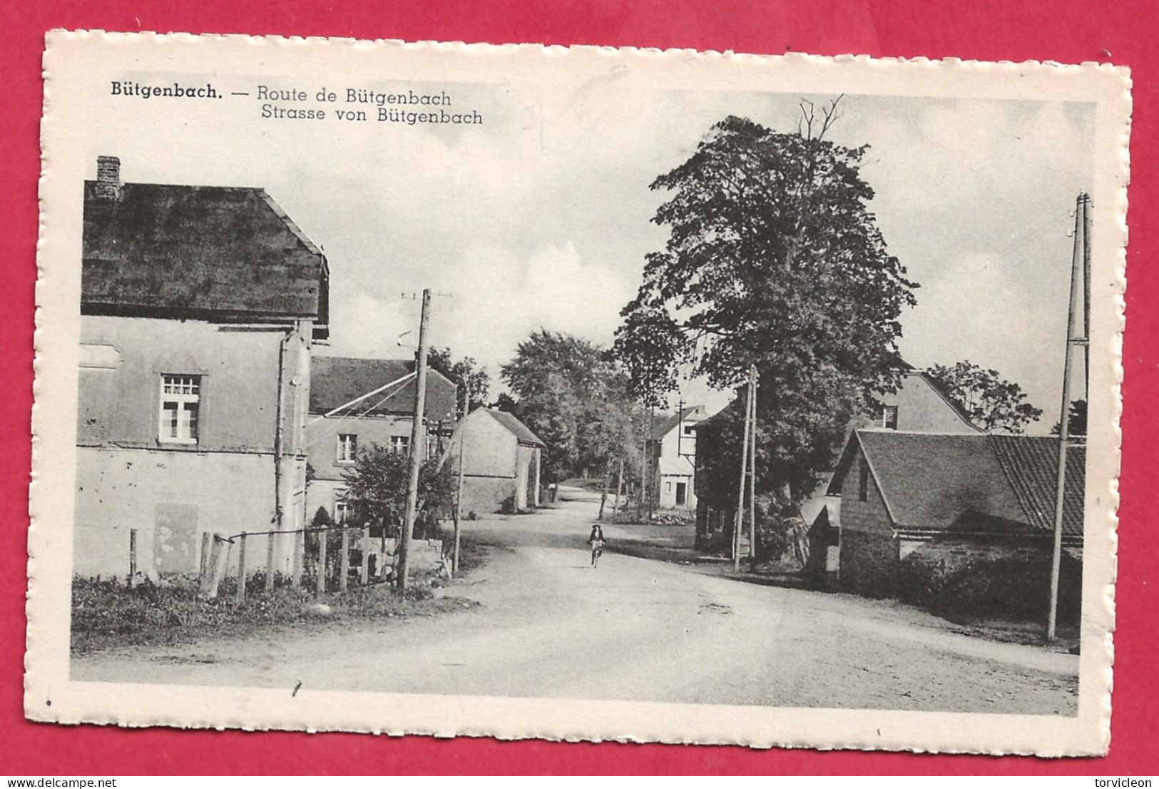 C.P. Butgenbach  = Strasse   Von Butgenbach - Bütgenbach