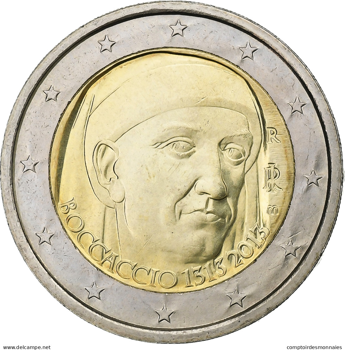 Italie, 2 Euro, 2013, Rome, Bimétallique, SPL+ - Italien