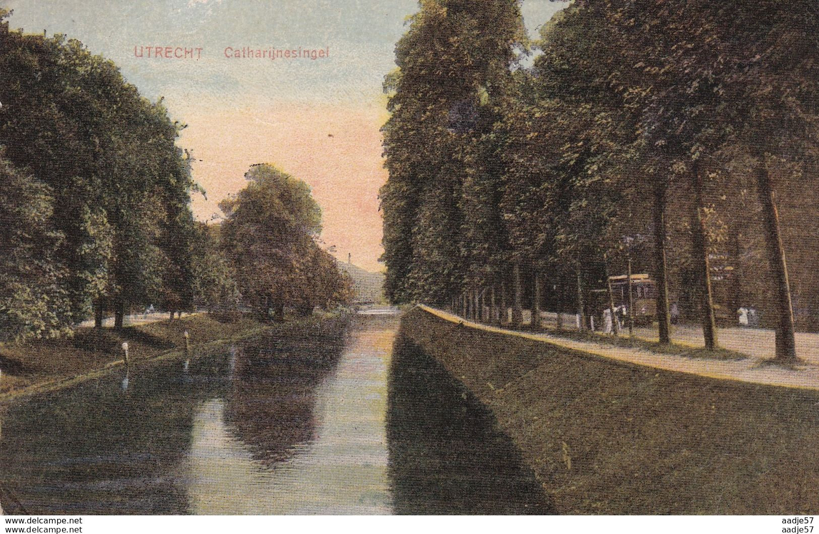 Netherlands Pays Bas Utrecht Catharijnesingel Tram 1920 - Utrecht