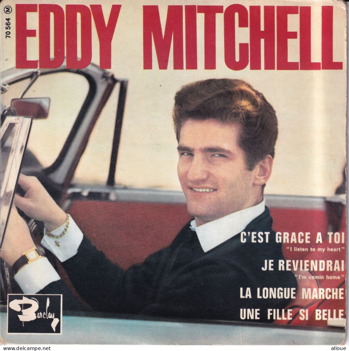 EDDY MITCHELL  - FR EP -  C'EST GRACE A TOI + 3 - Other - French Music