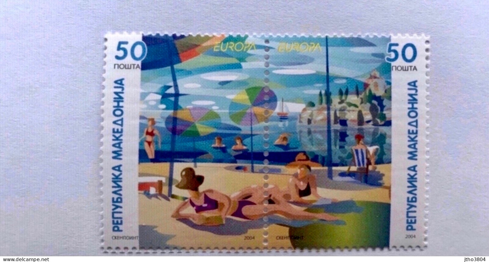 MACÉDOINE  2004 2 V Neuf ** MNH 309 310 Macedonia - 2004