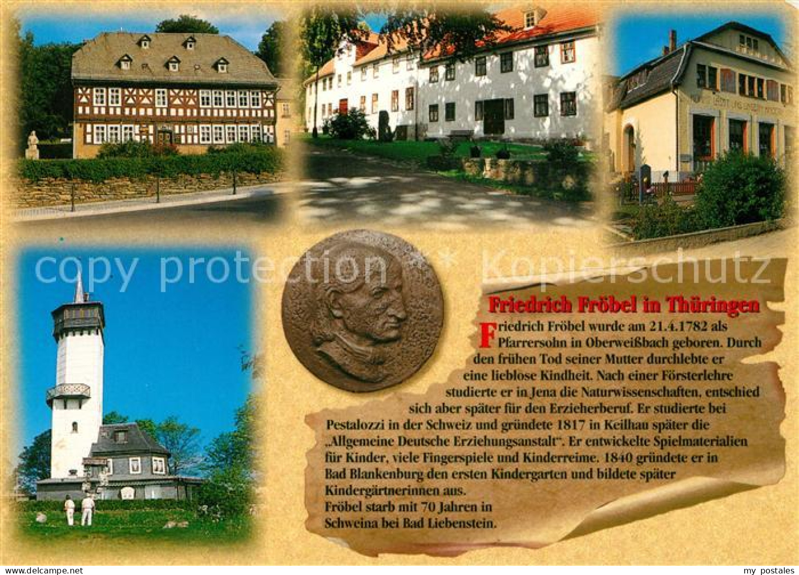 73260054 Oberweissbach Friedrich Froebel Geburtshaus Erziehungsanstalt Froebeltu - Oberweissbach