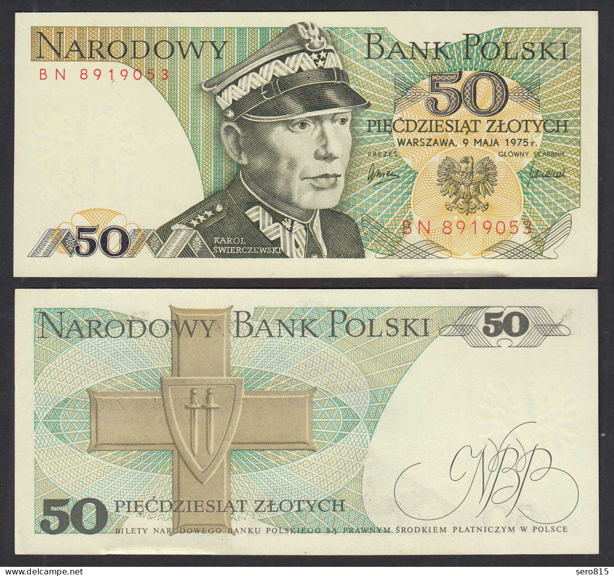 Polen - Poland 50 Zloty Banknote 1975 Pick 142a XF+ (2+)   (32365 - Poland