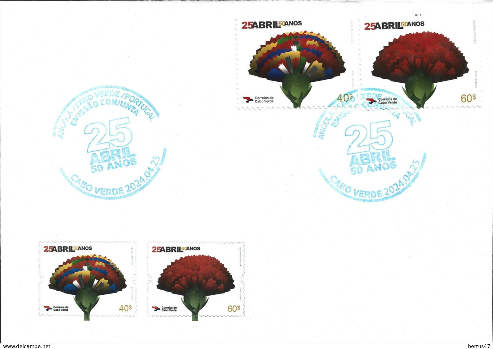 Cabo Verde FDC 50 Jaar Democratie MNH - Cap Vert