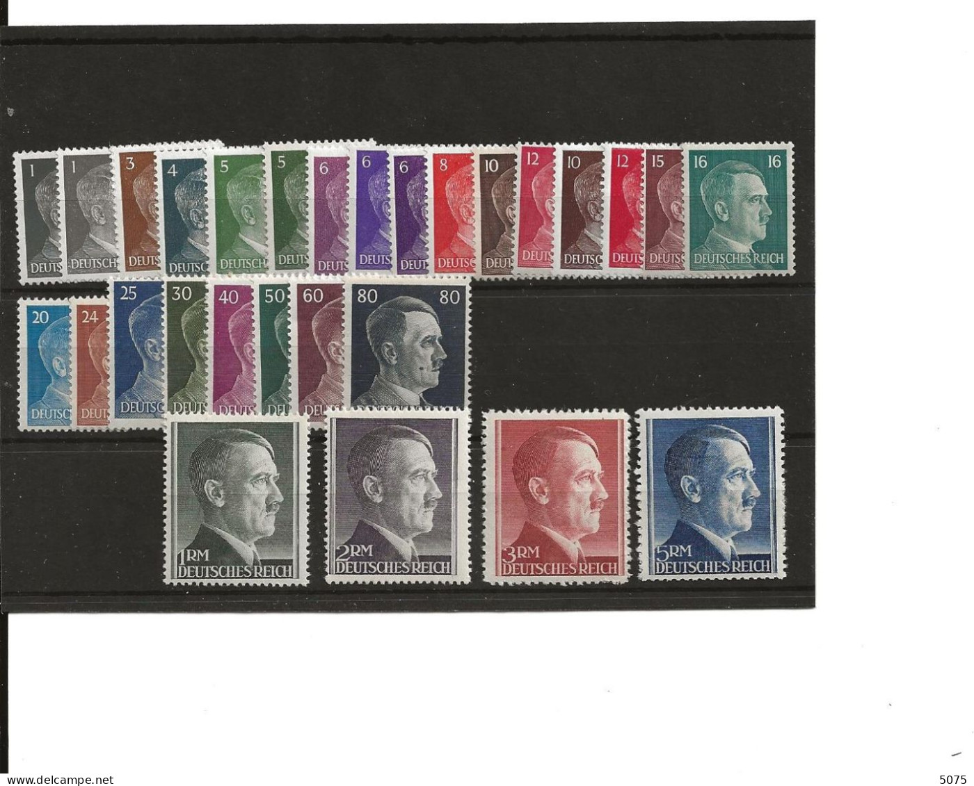 1941 Série Yv 705-726 ** Neuve - Unused Stamps