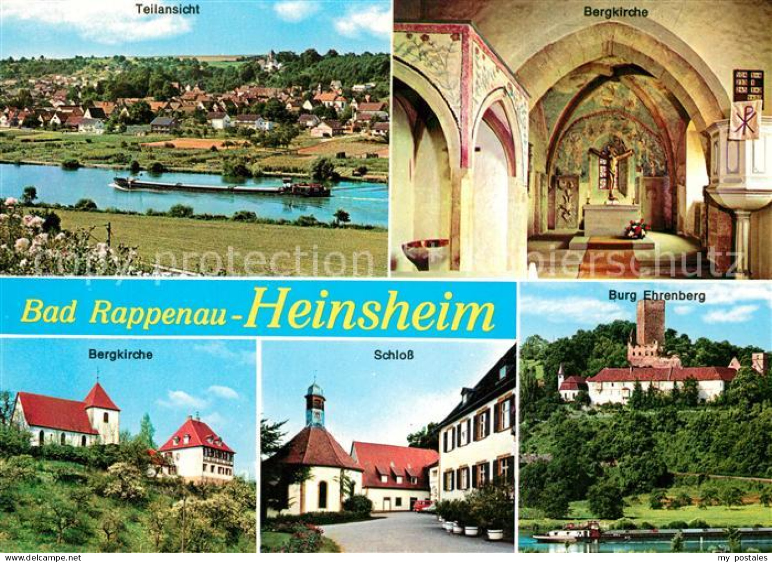 73255518 Heinsheim Baden Panorama Burg Ehrenberg Bergkirche Schloss Heinsheim Ba - Bad Rappenau