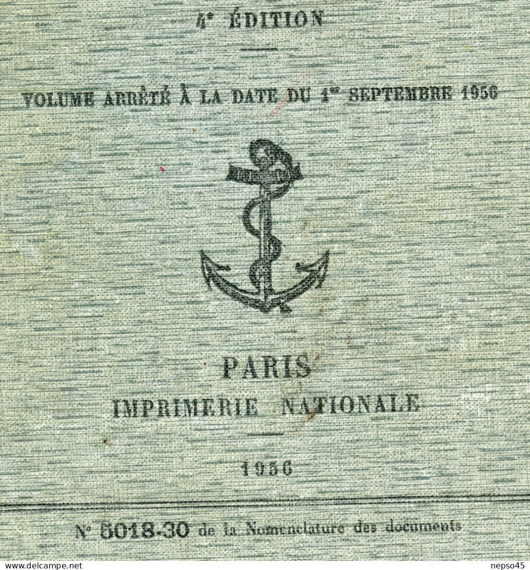 Marine Nationale.Congés Et Permissions Personnel Militaire.base D'aéronautique Navale De Karouba.Tunisie. - Frans