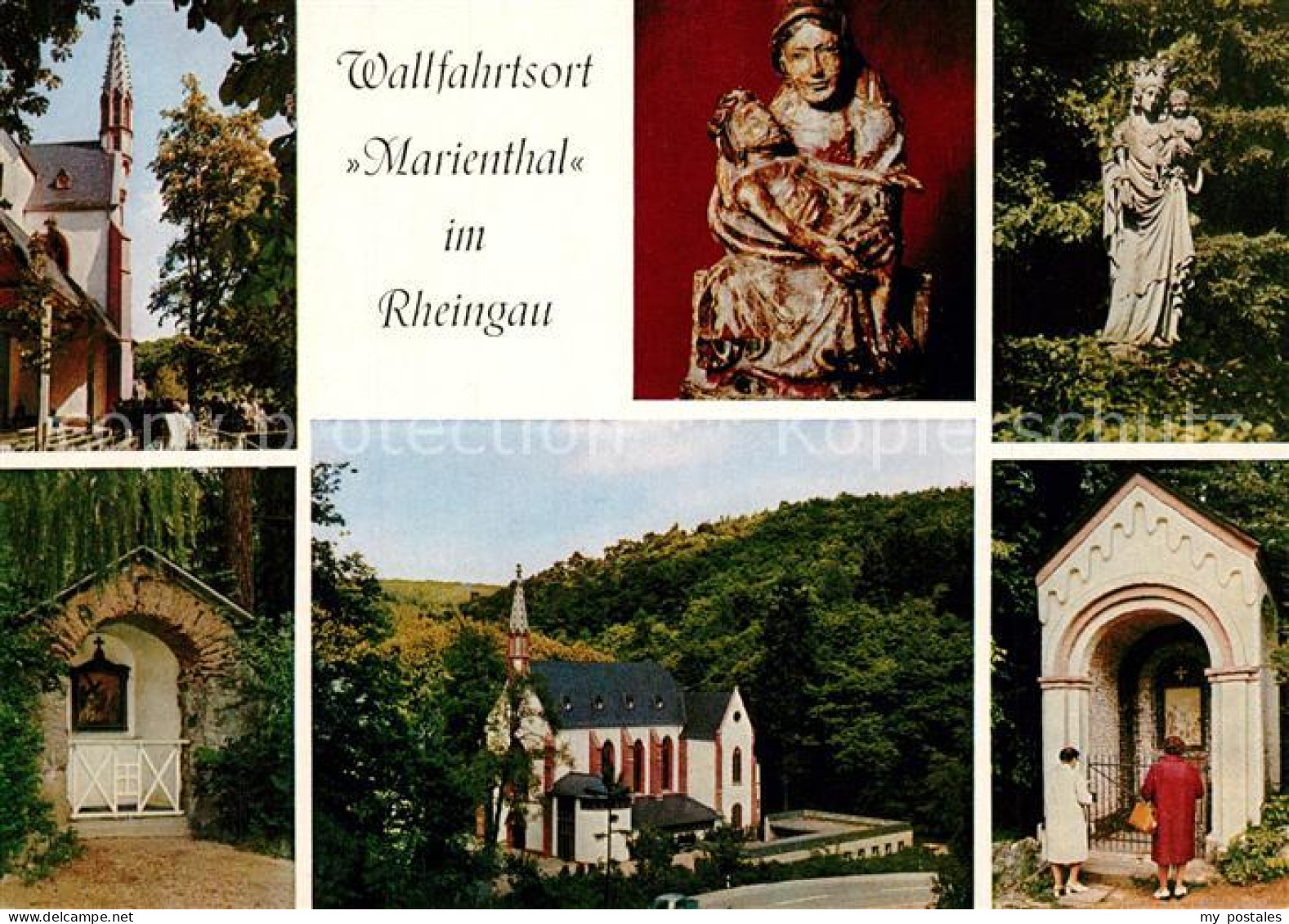 73254869 Marienthal Rheingau Wallfahrtsort Heiligenstatue Kapelle Kirche Marient - Rüdesheim A. Rh.