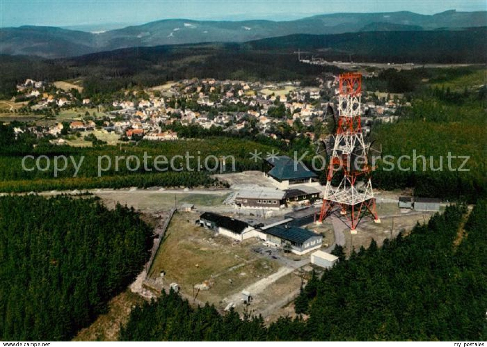 73253509 Hahnenklee-Bockswiese Harz Fliegeraufnahme Bocksberg Hahnenklee-Bockswi - Goslar