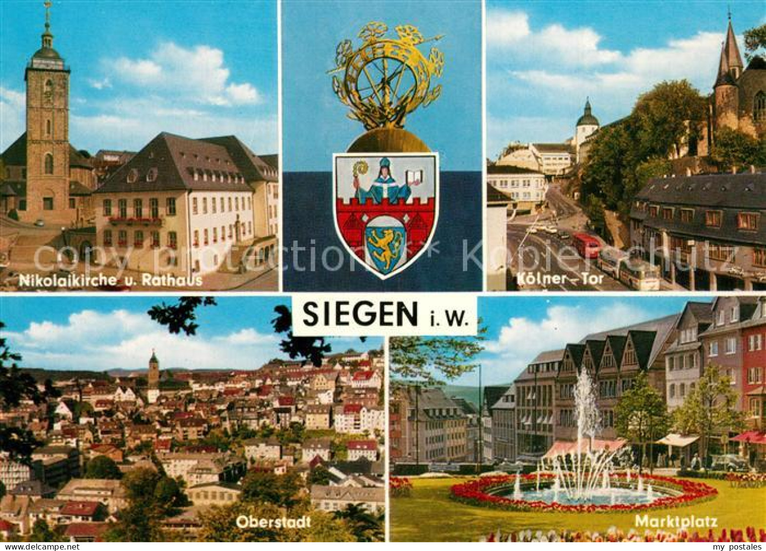 73251876 Siegen Westfalen Nikolaikirche Rathaus Koelner Tor Oberstadt Marktplatz - Siegen