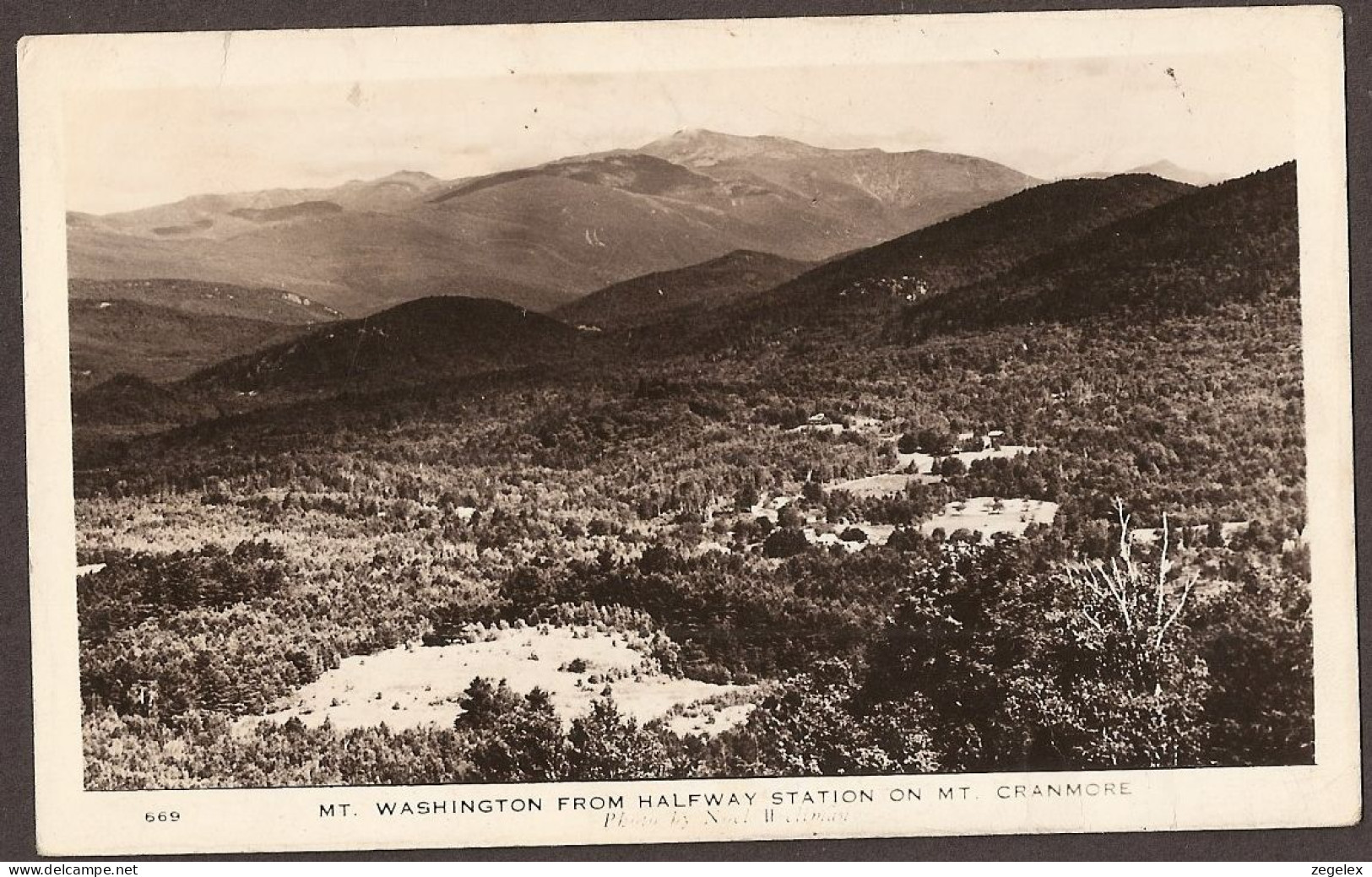 Mt. Washington From Halfway Station On Mount Cranmore - Autres & Non Classés