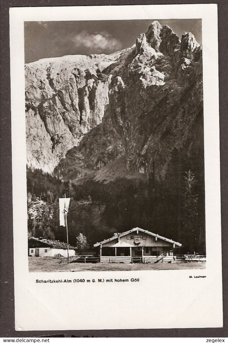 Das Berchtesgadener Land 1936 - Scharitzkehl-Alm Mit Hohem Göll. Hakenkreuzfahne. - Berchtesgaden