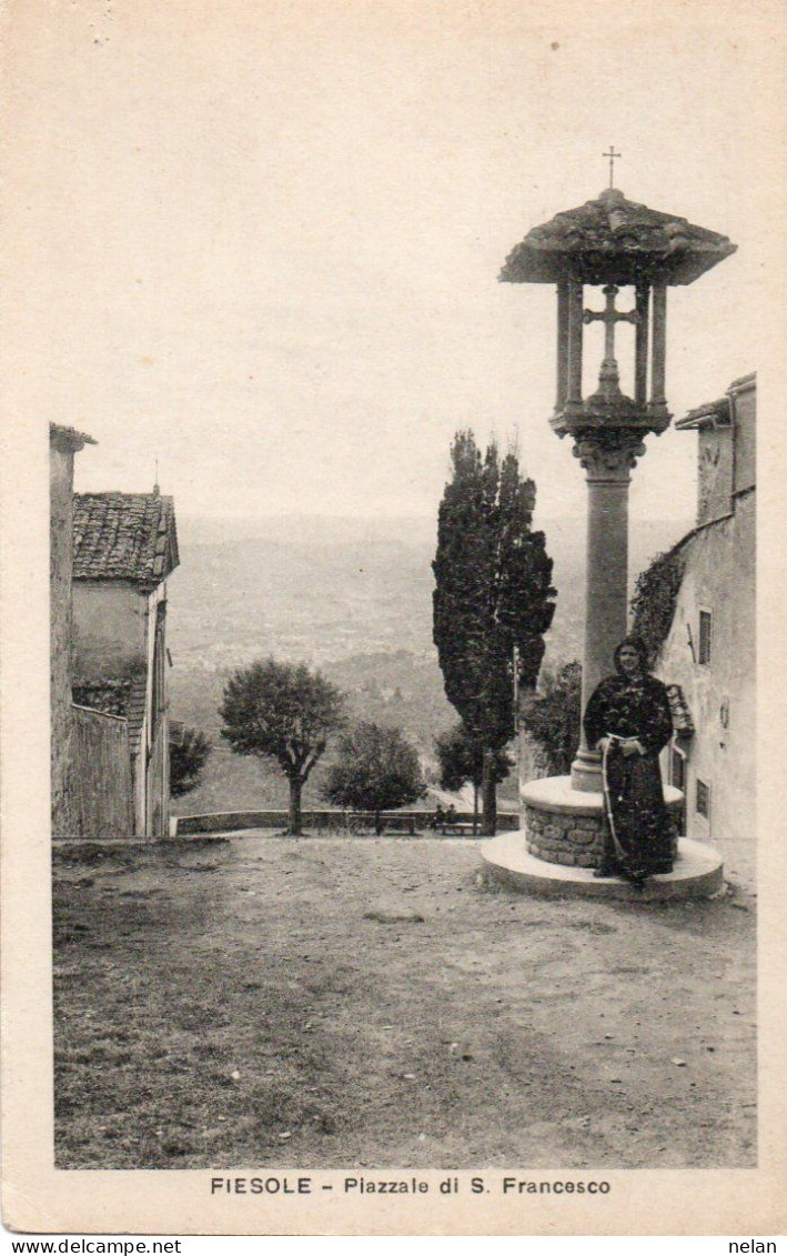 FIESOLE - PIAZZALE DI S. FRANCESCO - F.P. - Firenze (Florence)